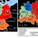 Les 4 zones d'occupation de l'Allemagne et de Berlin